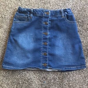 Girls cat & jack jean skirt